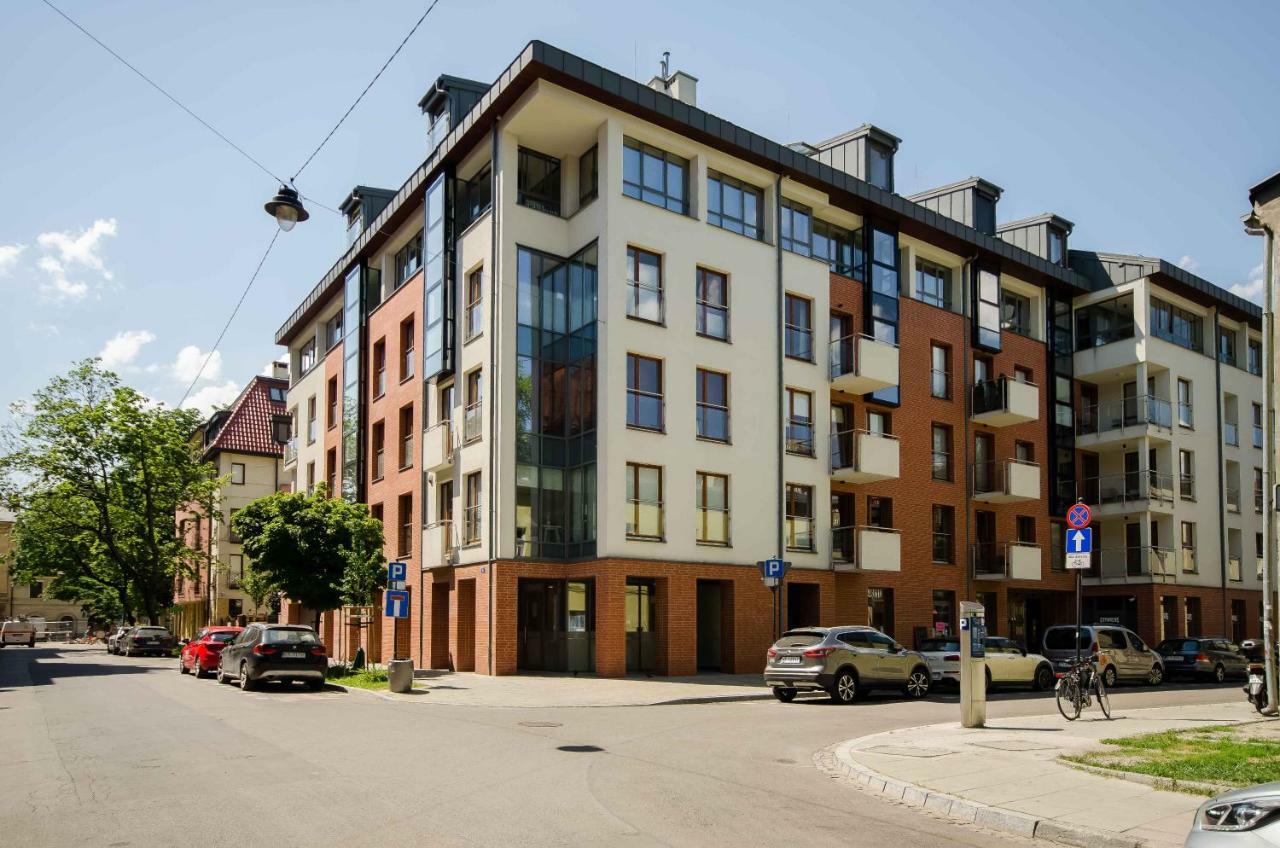 Central Kazimierz Apartment With Balcony 克拉科夫 外观 照片
